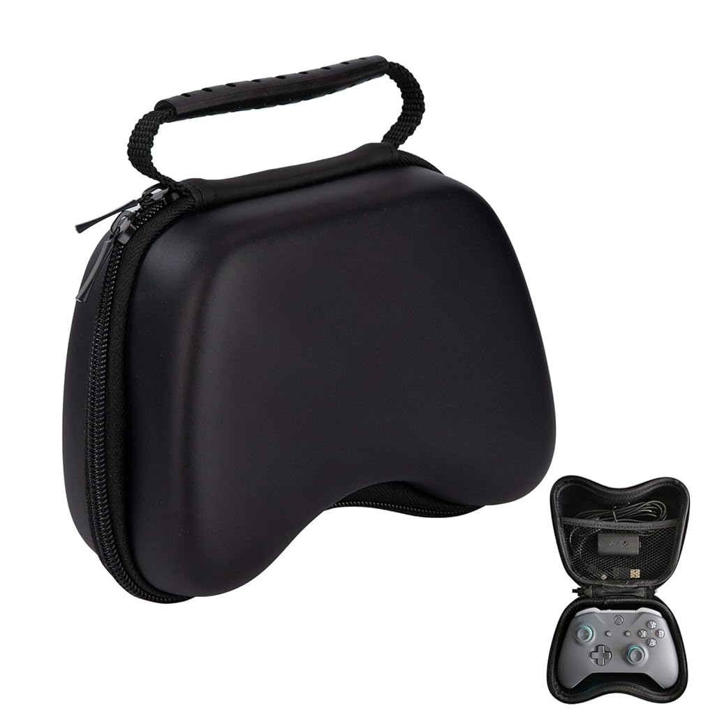 ZORBES® Carry Case for Game Controller Universal Portable Travel Bag with Internal Pocket Compatible with Switch Pro Xbox One 360 PS5 PS4 PS3 Controller 7.5*5.5*3.2 inch ZORBES® Carry Case for Game Controller Universal Portable Travel Bag with Internal Pocket Compatible with Switch Pro Xbox One 360 PS5 PS4 PS3 Controller 7.5*5.5*3.2 inch